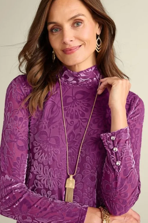 Walden Velvet Turtleneck